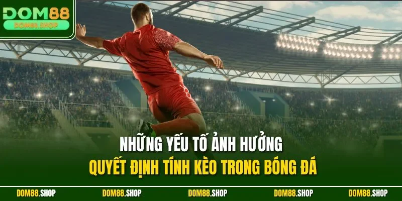 Những yếu tố ảnh hưởng quyết định tính kèo trong bóng đá